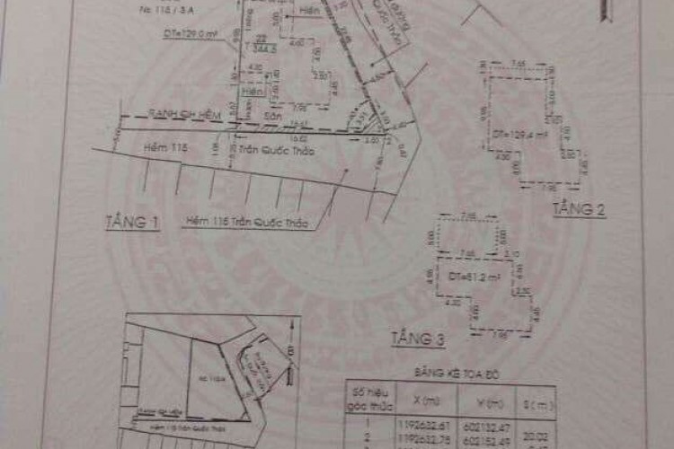 Bán biệt thự góc 115/4 Trần Quốc Thảo - 26x20m - 2 tầng sân vườn - HĐT 10.000USD/thg - Giá 195 tỷ!
