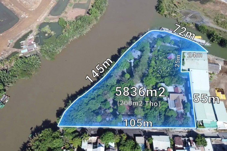 Bán đất lớn 98 Gò Cát - DT 105x145m = 8000m2 - Giá 186 tỷ!