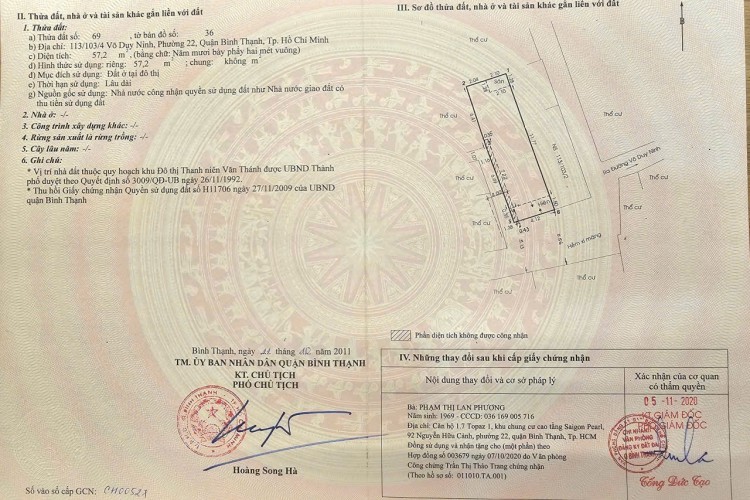 Bán nhà 113/103/4 Võ Duy Ninh - DT 4,14x13,27m - 1 trệt + 1 lầu - Giá 5,6 tỷ!