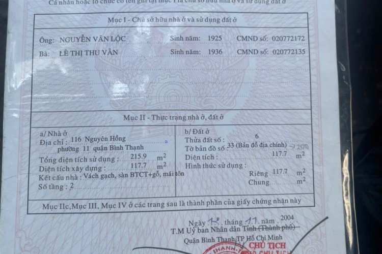 Bán nhà 116 Nguyên Hồng - 4,3x30m - Một lầu - Giá 30 tỷ!
