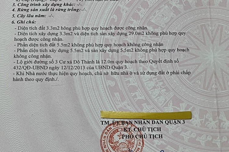 Bán nhà 121 Đường số 3 Cư Xá Đô Thành - DT 3x11m - 4 tầng - Giá 15,5 tỷ!
