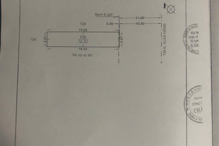 Bán nhà 135 Xuân Hồng - 4x20m - 5 tấm - Giá 21,2 tỷ!
