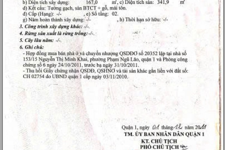 Bán nhà 153/15 Nguyễn Thị Minh Khai - DT 8x25m - Đất trống - Giá 39 tỷ!
