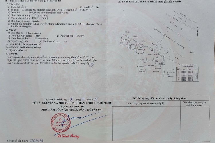 Bán nhà 175 Hoàng Sa - DT 3,5x4,3m - Đúc 4 tấm - Giá 5,6 tỷ!