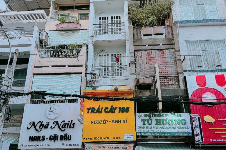 Bán nhà 186B Ngô Quyền - 28m2 - 4 tấm - Giá 9,3 tỷ!