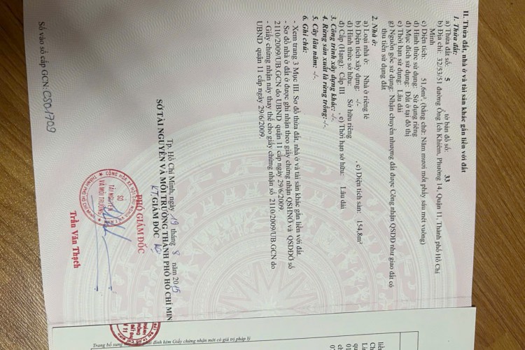 Bán nhà 32/53/51 Ông Ích Khiêm - DT 4,5x14m - 4 tấm - Giá 9 tỷ!