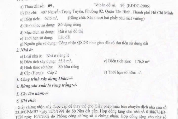 Bán nhà 407 Nguyễn Trọng Tuyển - DT 5x16m - 3 tầng - Giá 20 tỷ!