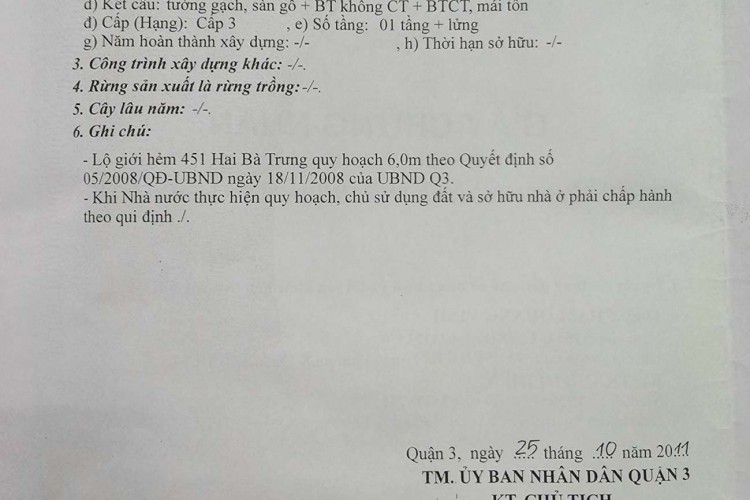 Bán nhà 451/58 Hai Bà Trưng - DT 4,7x15,5m - Đúc lửng - Giá 13 tỷ!