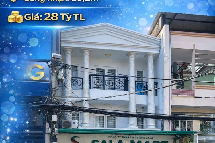 Bán nhà 56 Cửu Long - DT 5,3x16m - 3 tấm - Giá 28 tỷ!