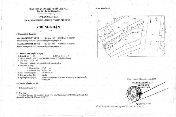 Bán nhà 602/32-34 Điện Biên Phủ - DT 14x40m - HĐT 220tr/thg - Giá 165 tỷ!
