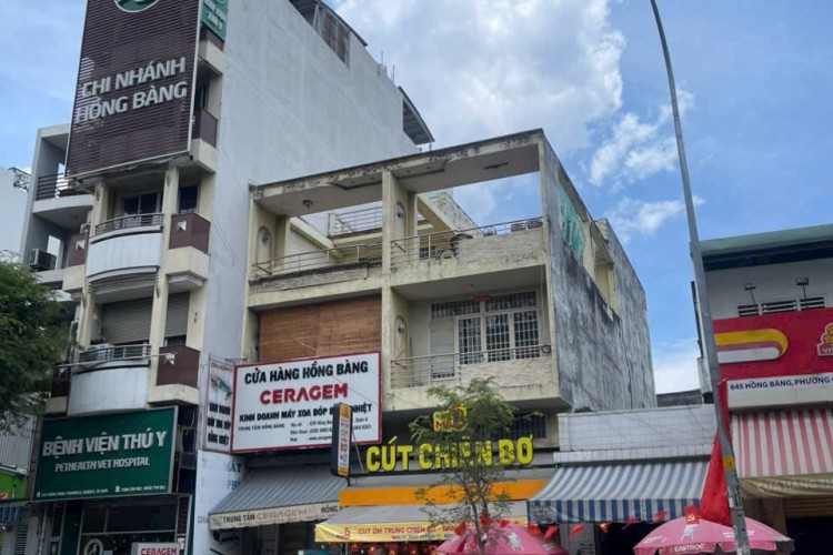 Bán nhà 639-641 Hồng Bàng - 9,2x23,5m - 3 tấm - Giá 66 tỷ!