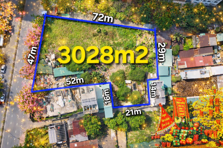 Bán quỹ đất lớn 5 Lưu Đình Lễ - DT 47x70m = 3028m2 - CTXD 20 tầng - Giá 680 tỷ!