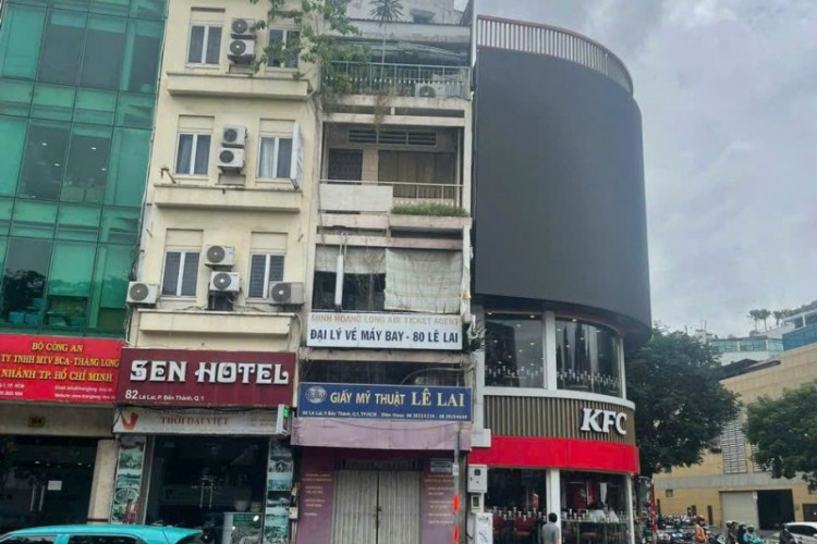 Nhà MTKD 80 Lê Lai - DT 4x20m - 4 tấm - Giá 70 tỷ!