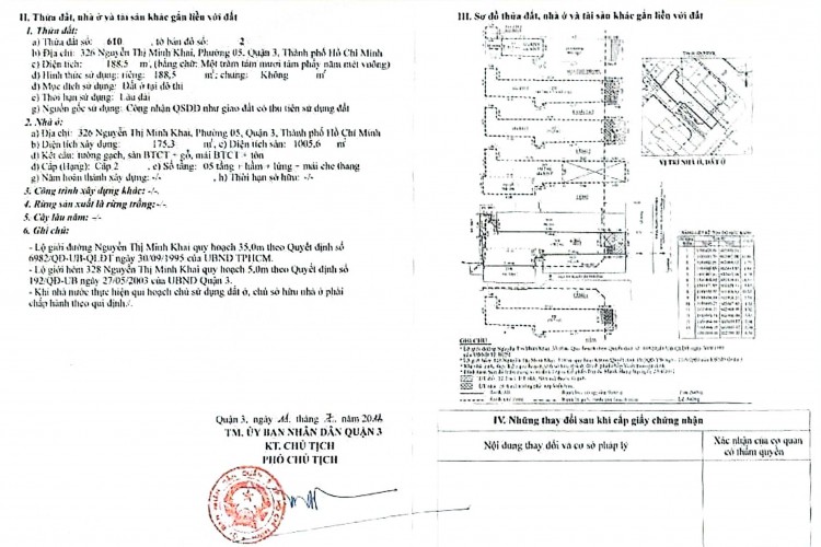 Toà MTKD 326 Nguyễn Thị Minh Khai - DT 4.7x30m (nở hậu 10m) - Hầm + 6 tầng - Giá 125 tỷ!